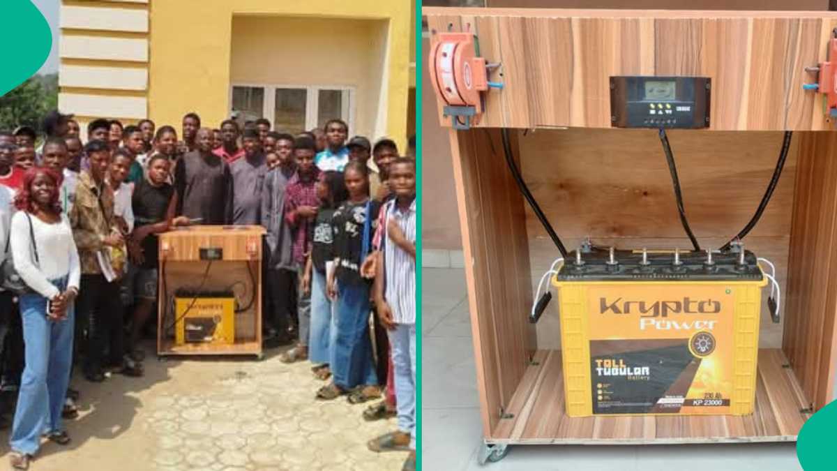 These are the photos of the solar-powered cooker Nigerian university students made