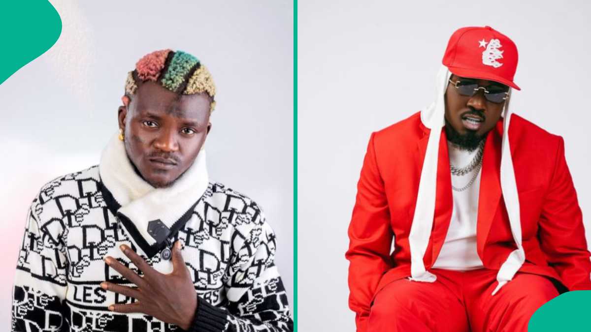 Portable Meets Ice Prince at Airport, Heaps Praises on Rapper As He ...