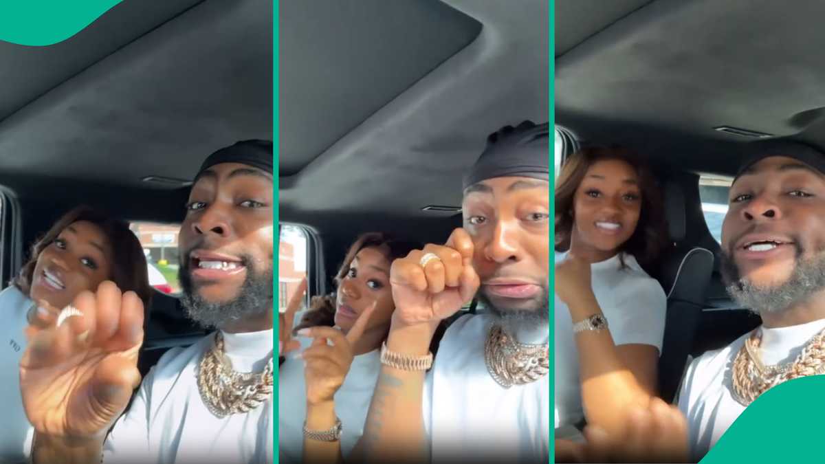Davido and Chioma rock matching outfits, sing together in sweet video, fans gush: “His best friend"