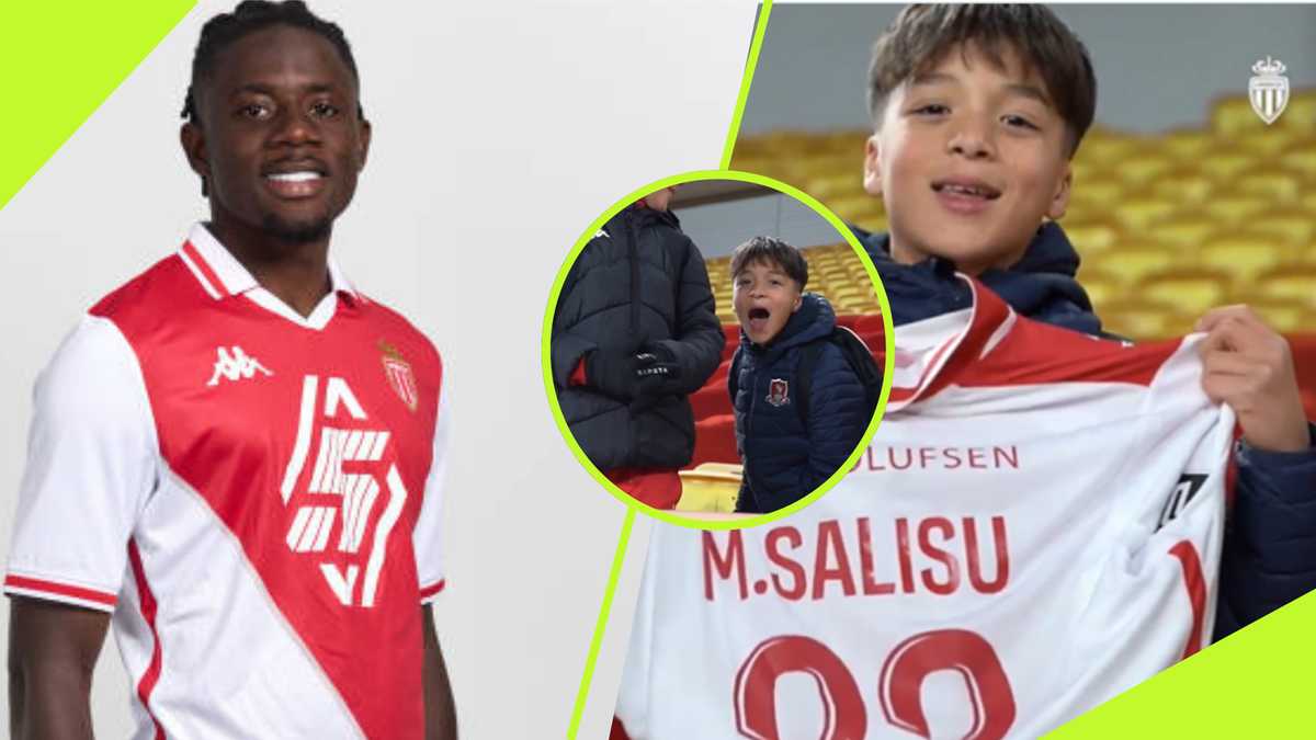 Ghana defender makes day of a young Monaco fan after Brest win: video