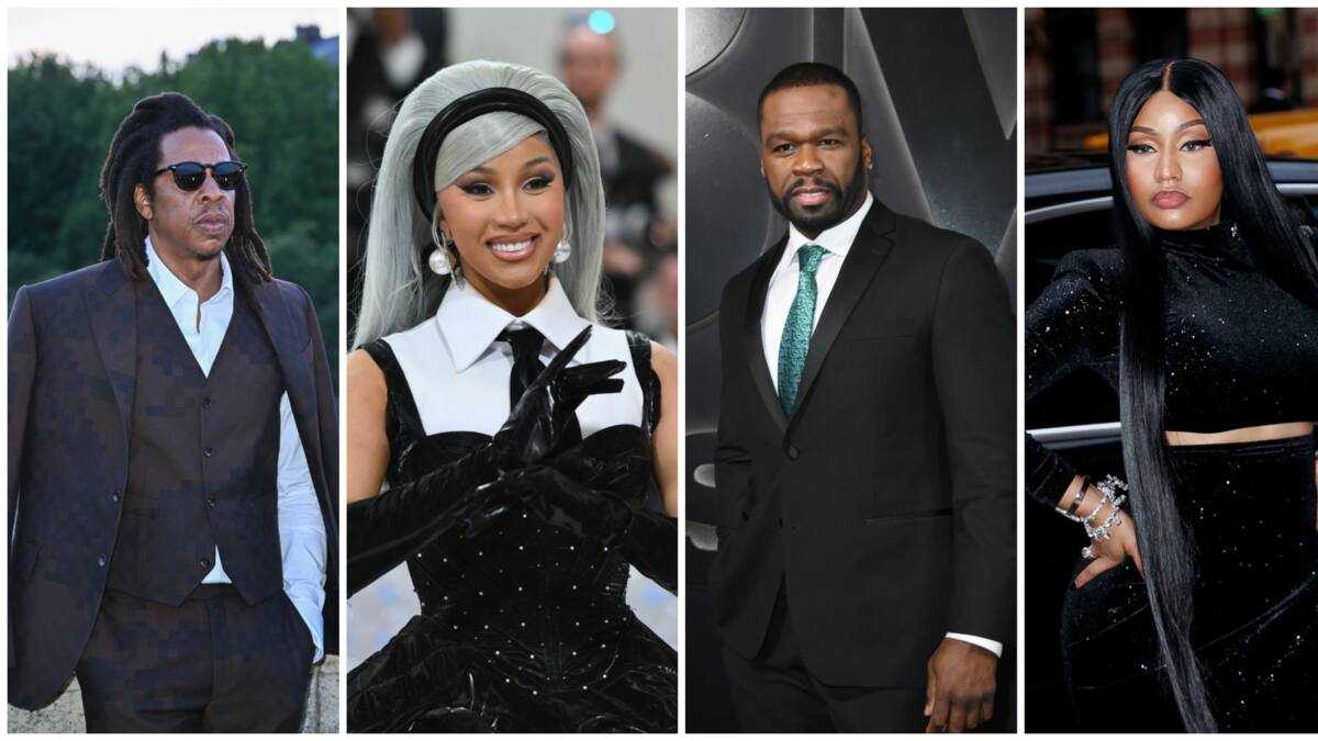 Four Famous Rapper Photo Top 30 famous New York rappers that are the best of the best - Legit.ng