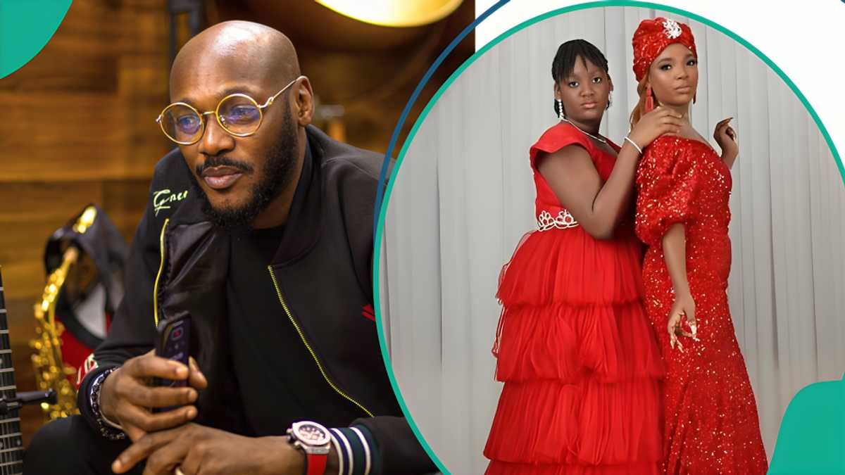 2Baba and Annie Idibia: Emotional video as singer bonds with actress’ daughters, Sunmbo Adeoye’s sons