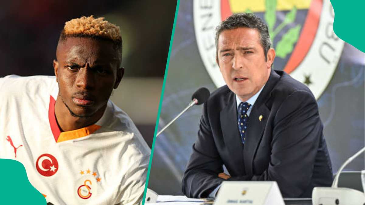 Fenerbahce president fires shot at Galatasaray, claims Victor Osimhen is ‘too big’ for Turkey