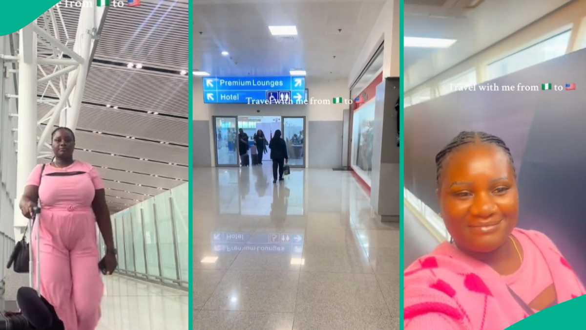 Omg! Unexpected airport policies face Nigerian lady paying for extra luggage in dollars