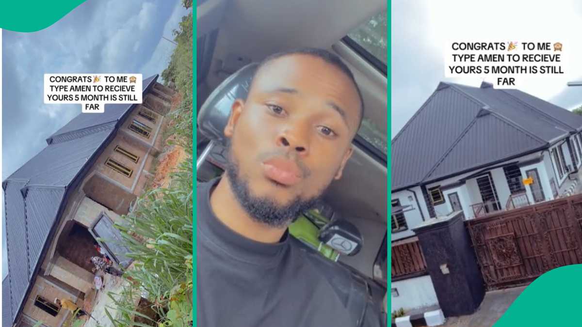 Inside the new house of a young Nigerian man who went viral on TikTok