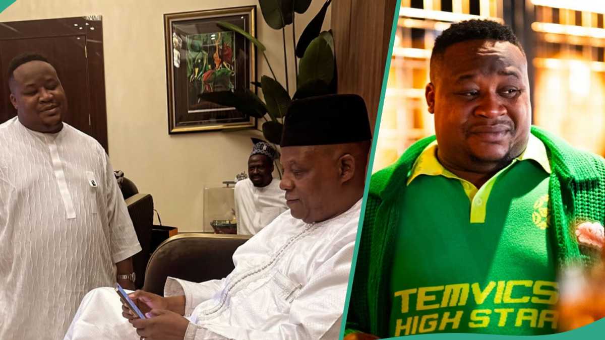 Video: See how Cubana Chiefpriest greeted Vice President Shettima