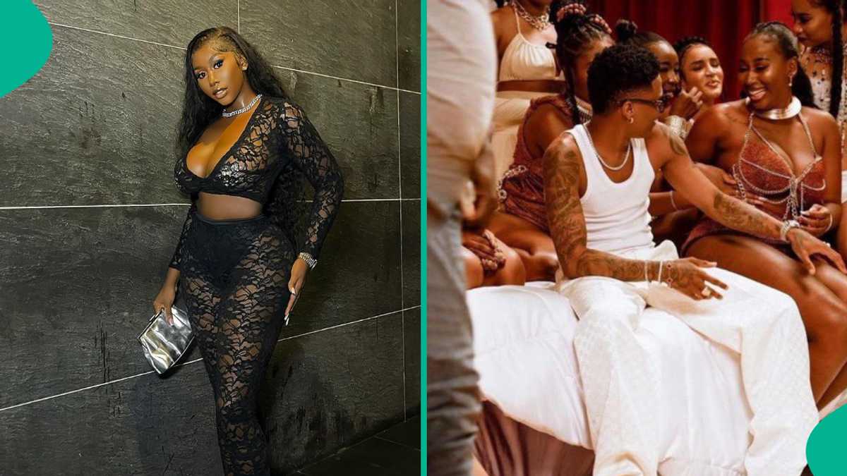 Old clip of BBNaija's pole dancer Nelly giving Wizkid a tease dance in a music video emerges