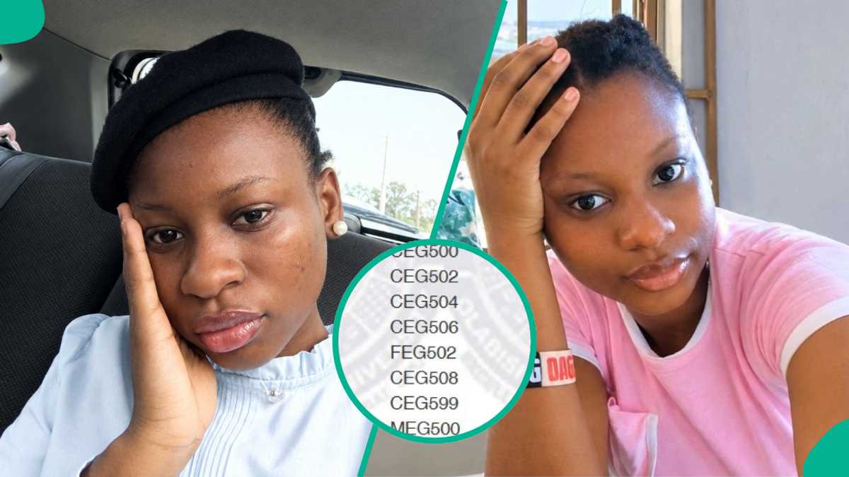 Civil engineering student heartbroken as she posts her final semester result