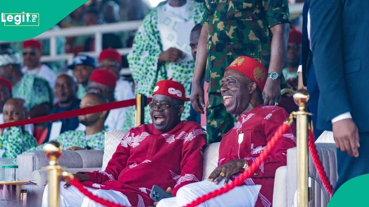 Nigerians react as Tinubu demands 'retirement land' from top south-east governor, details emerge