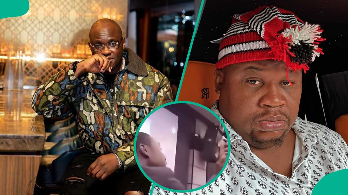 Pastor Tobi Adegboyega’s video call to Cubana Chiefpriest during service sparks reactions