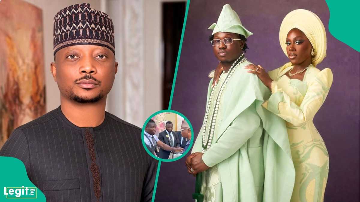 Seyi Vodi denied entry at Zlatan Ibile’s wedding, Nigerians react to viral video