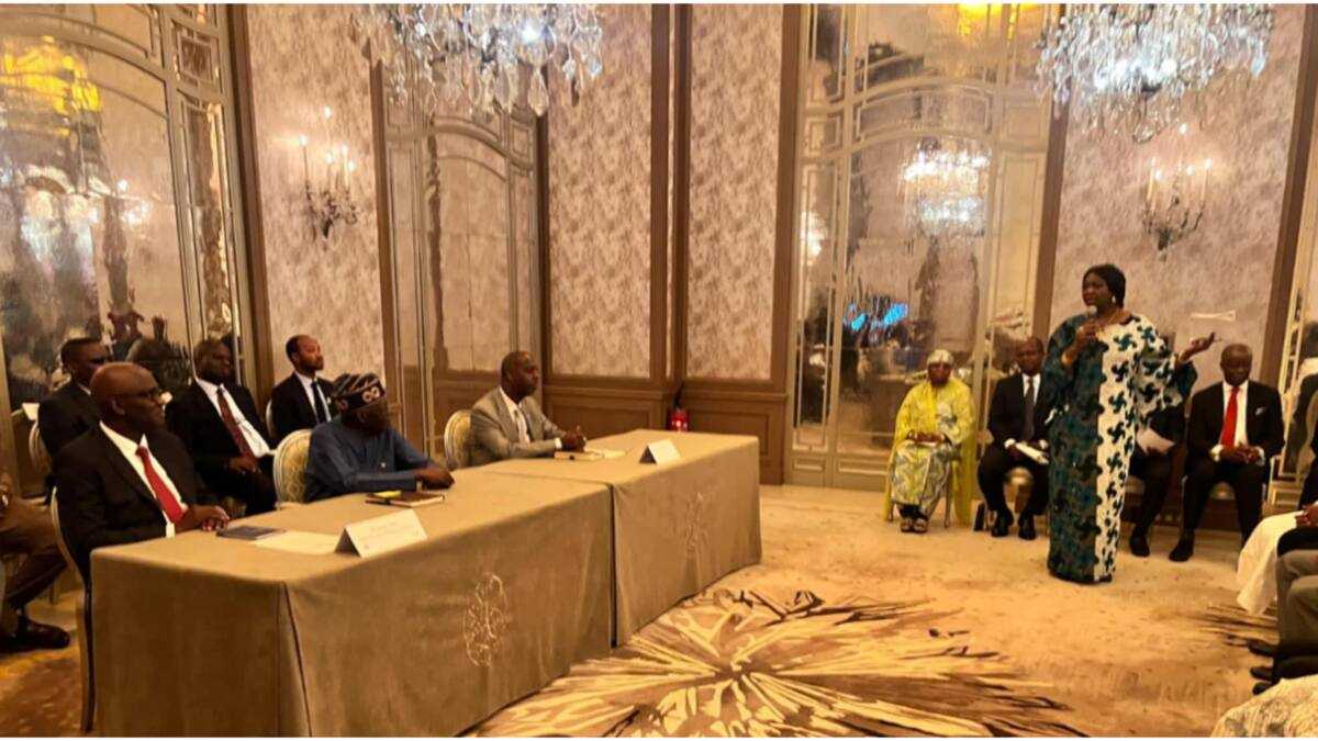 Just In: Tinubu Holds First Meeting With Nigerians in Diaspora, Photos ...
