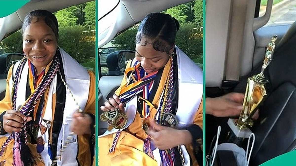 Watch trending video as proud mum praises her daughter who bagged awards