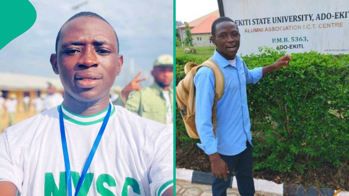EKSU first-class graduate who wore slippers to his matriculation becomes NYSC member