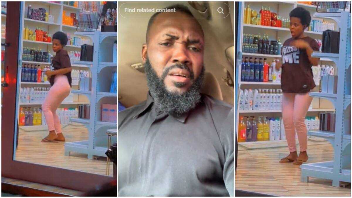Lady Dances Inside Shop During Work Hours to Entertain Herself, her ...