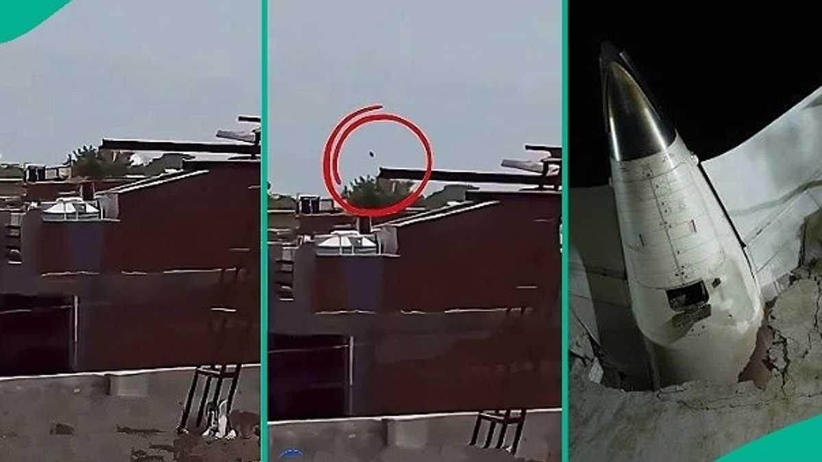 Air India: Rare Video Reportedly Shows Mysterious Object Falling from Air India: Rare Video Reportedly Shows Mysterious Object Falling from