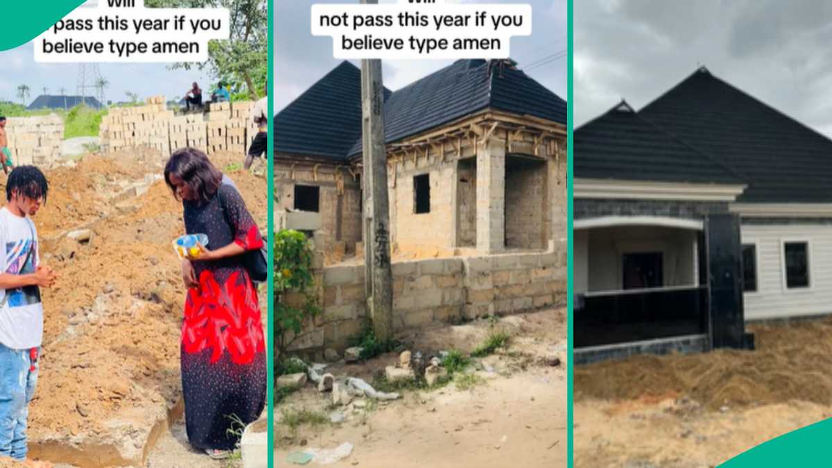 This is the well-built house Nigerians can't stop talking about, roof costs millions of naira (watch video)