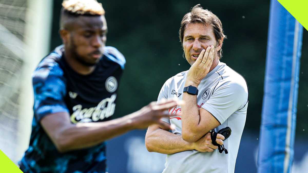 Napoli boss Antonio Conte provides latest update on Victor Osimhen's future