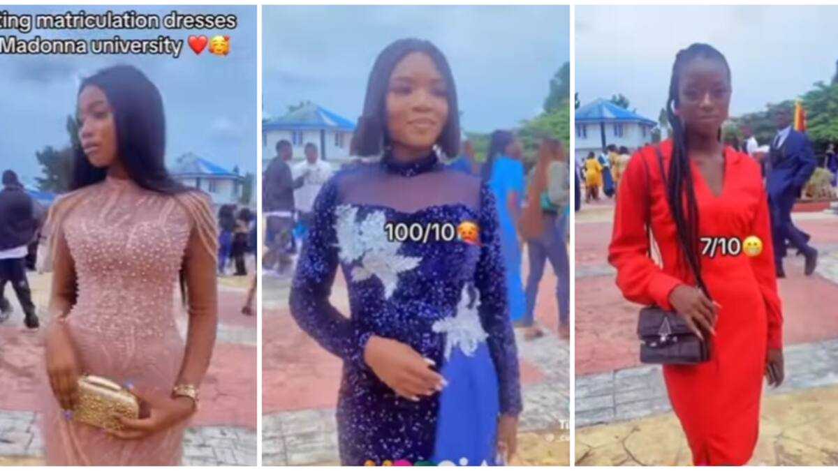 Video of Ladies' Matriculation Outfits at Private University Sparks Mixed Reactions - Legit.ng Video of Ladies' Matriculation Outfits at Private University Sparks Mixed Reactions - Legit.ng