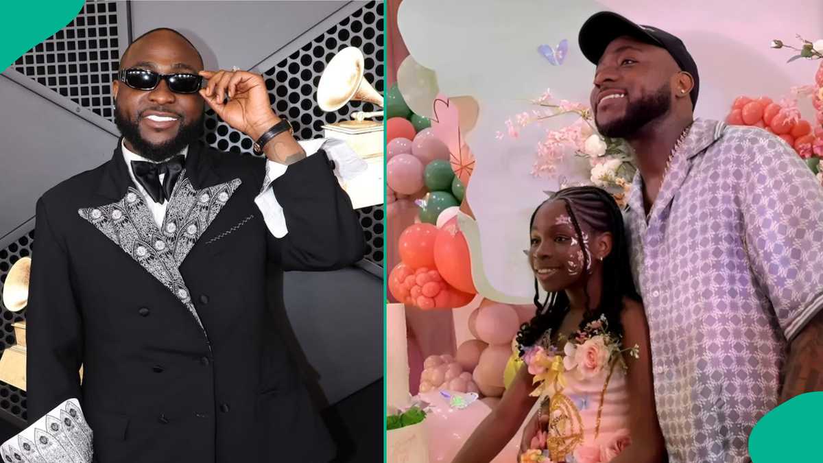Davido shares question his daughter asked about his multiple baby mamas