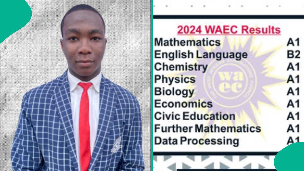 2024 WAEC Result of Boy who Scored 327 in JAMB and Solved Many Past