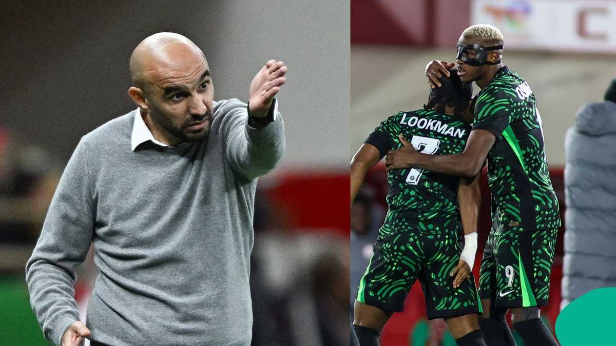 AFCON 2025: Morocco coach reveals strategy to stop Victor Osimhen and Ademloa Lookman in semifinal clash
