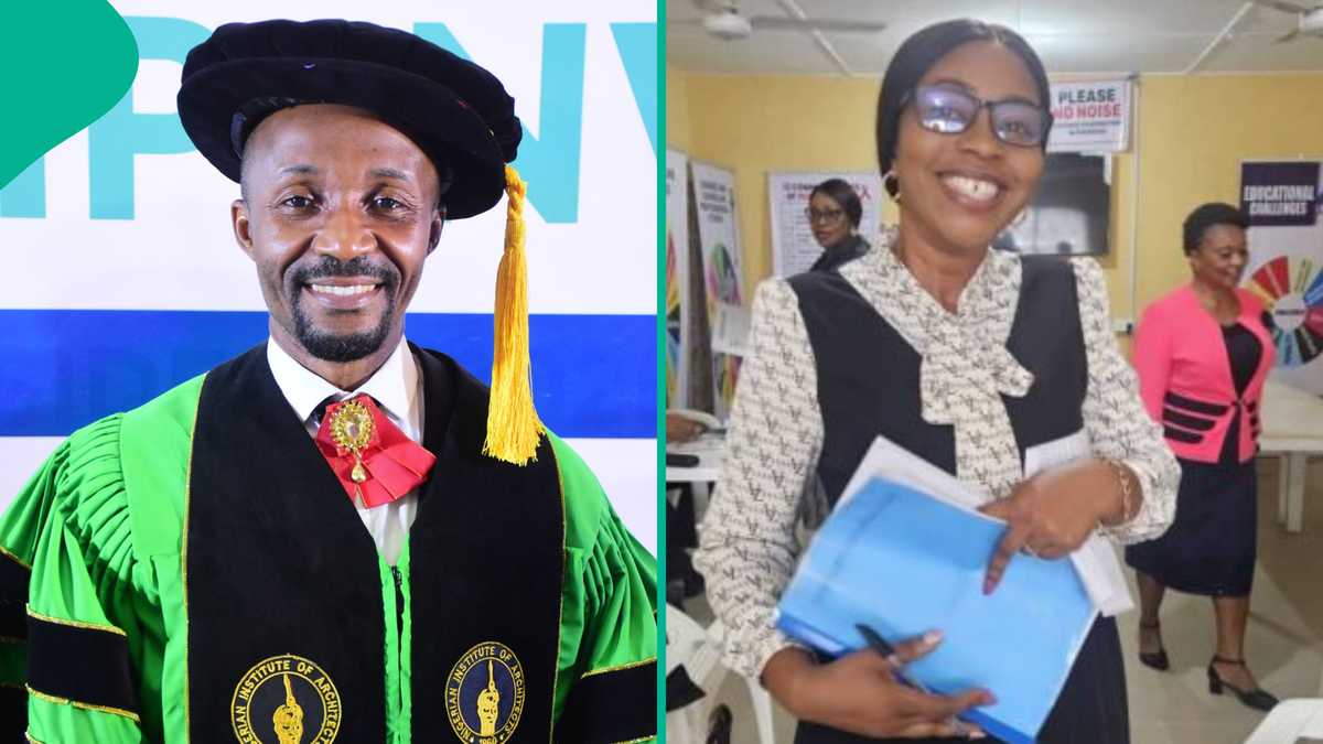 University of Uyo lecturer thrilled as wife proves people wrong, bags PhD degree