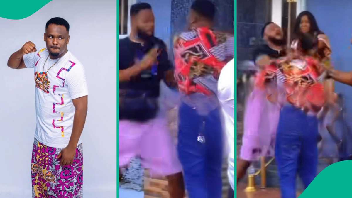 “Anger issues?” Old clip of Zubby Michael slapping man trends after he allegedly hospitalises actor