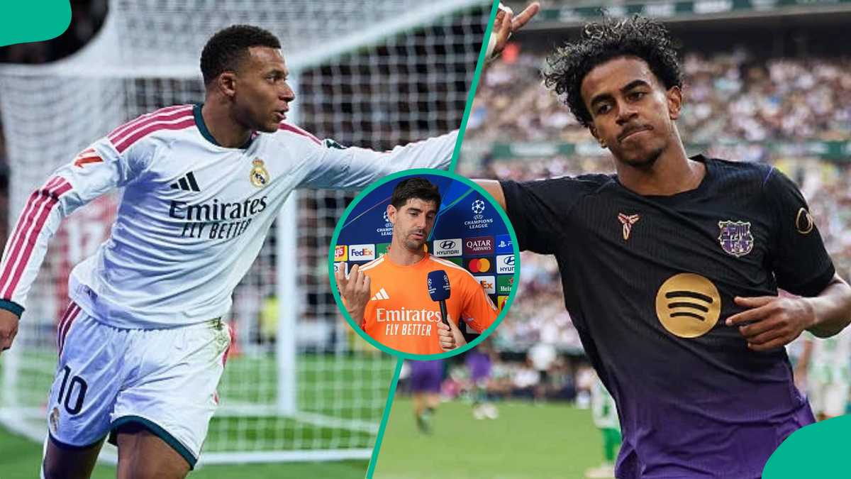 Thibaut Courtois analyses Kylian Mbappe's chances of winning Ballon d'Or in relation to Lamine Yamal