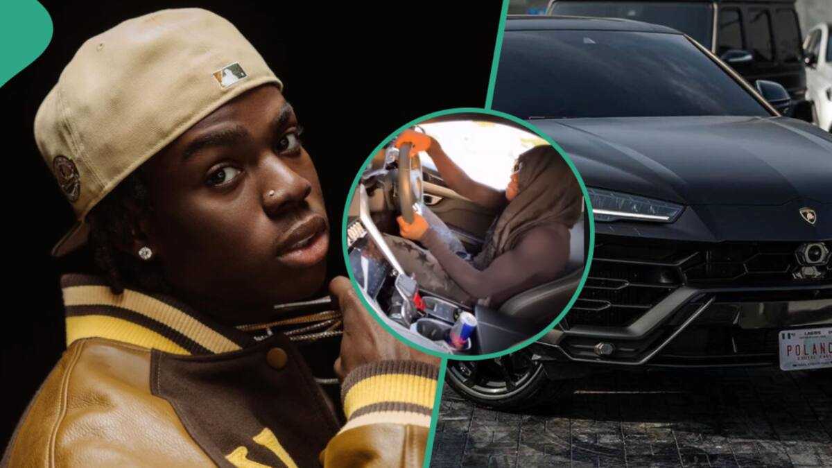Silent Billionaire: Clip of Rema Driving Lamborghini Trends, Details of ...