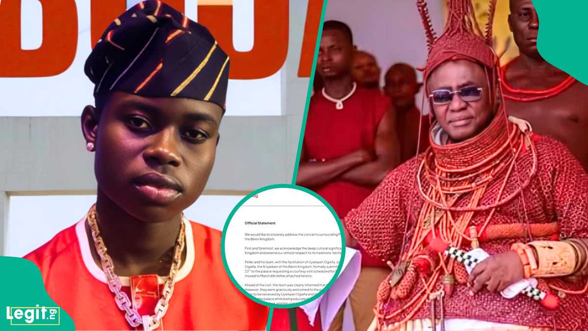 Peller's Management Breaks Silence on Benin Palace Visit Controversy