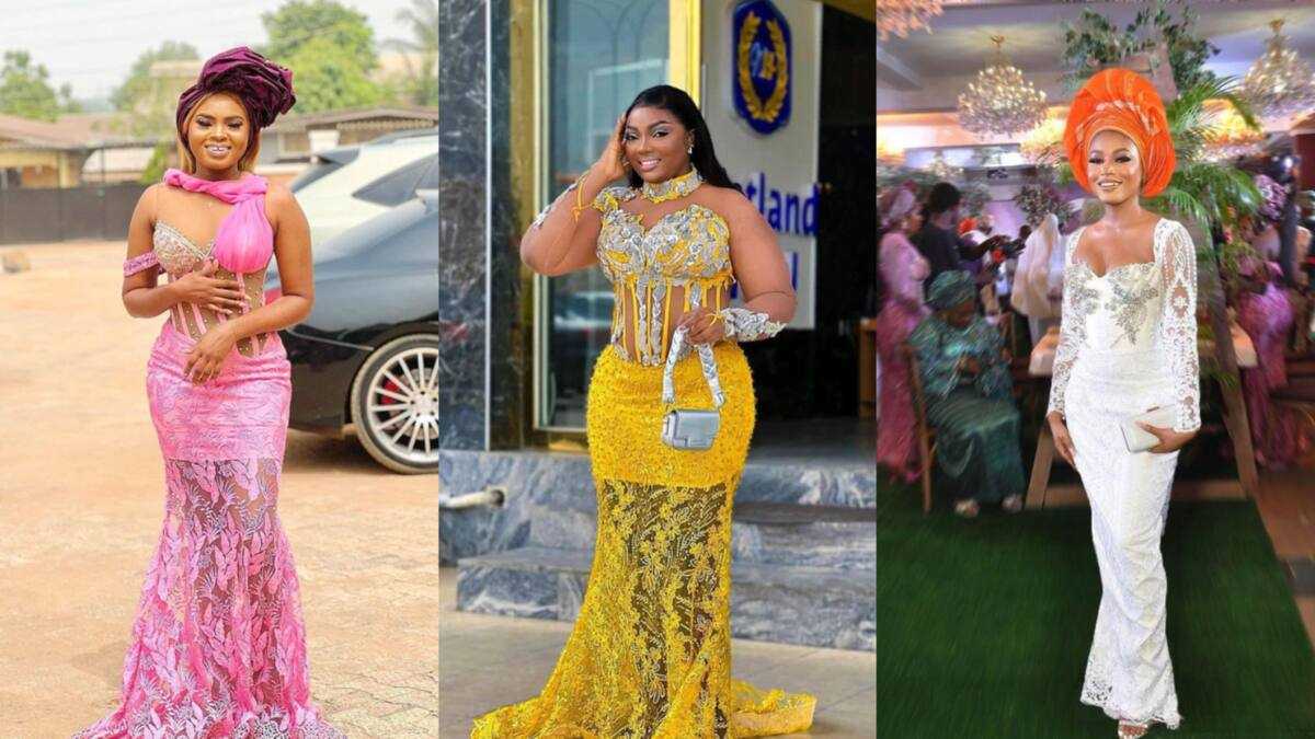 30 gorgeous cord lace Aso Ebi styles to draw inspiration from Legit.ng