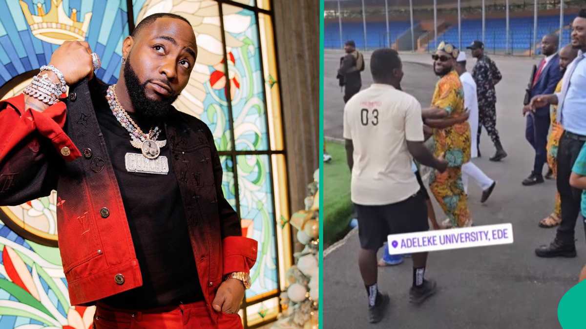 Watch video of Davido's nephews shouting '002'as they go on an outing with singer