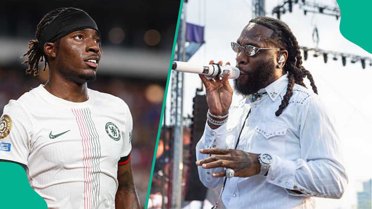 Player Who Left Chelsea Before Final Spotted Partying with Burna Boy as Team Lifted Title