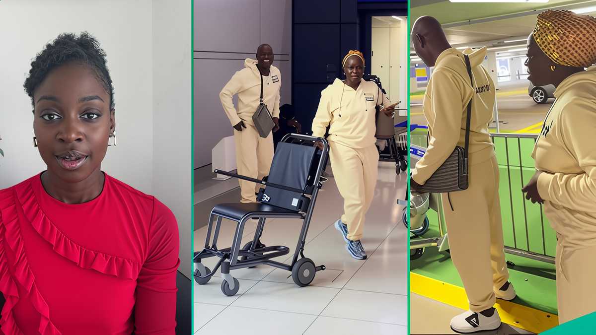 Watch how lady welcomed parents to UK and reunited with them