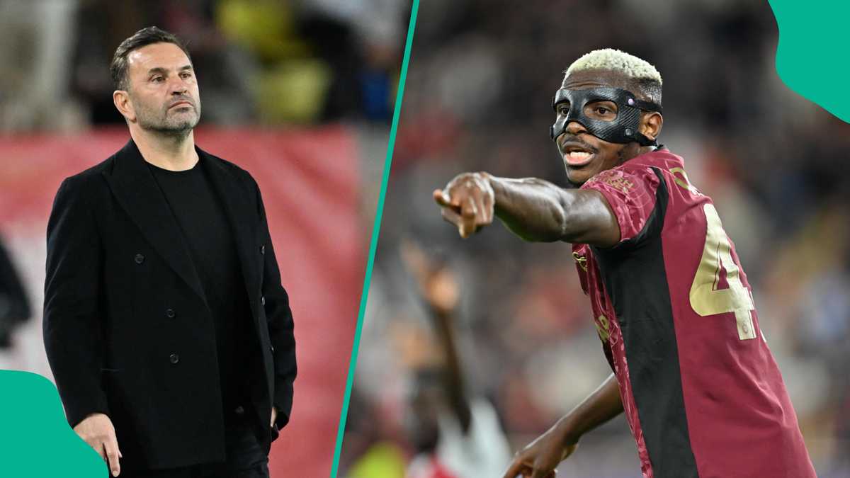 Okan Buruk reacts after Monaco ends Victor Osimhen’s European streak for Galatasaray