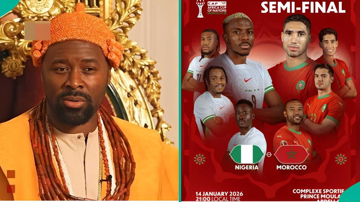 AFCON 2025: Olu of Warri speaks about Nigeria vs Morocco semi-final match, gets people talking