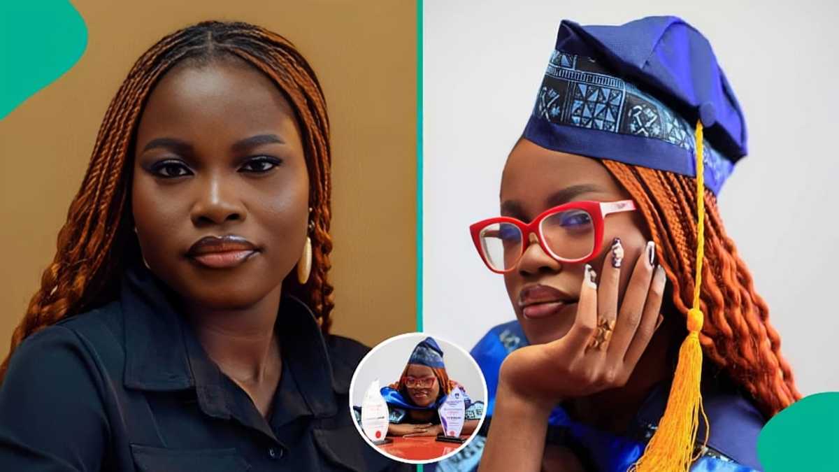 LASU graduate with 60 As, 15 Bs and 1 C in 76 courses shows off online, displays first-class result