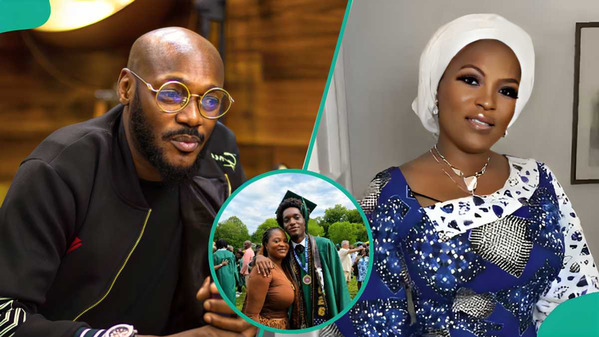 2Baba’s baby mama Pero Osaiyemi celebrates son’s high school