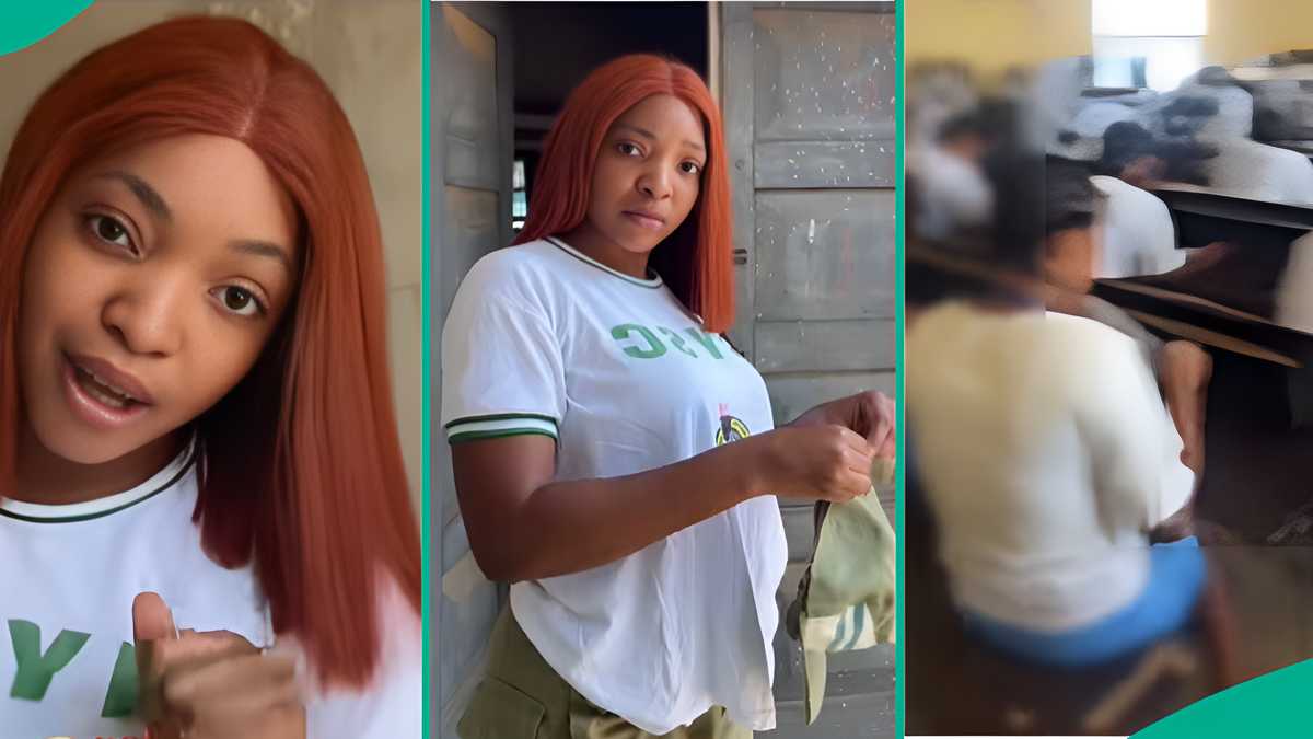 Watch how corps members caught students cheating during exam