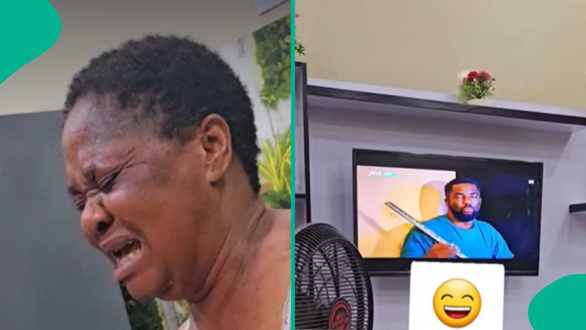 Emotional Nollywood Movie Makes Nigerian Woman To Cry Video Emerges emotional-nollywood-movie-makes-nigerian-woman-to-cry-video-emerges