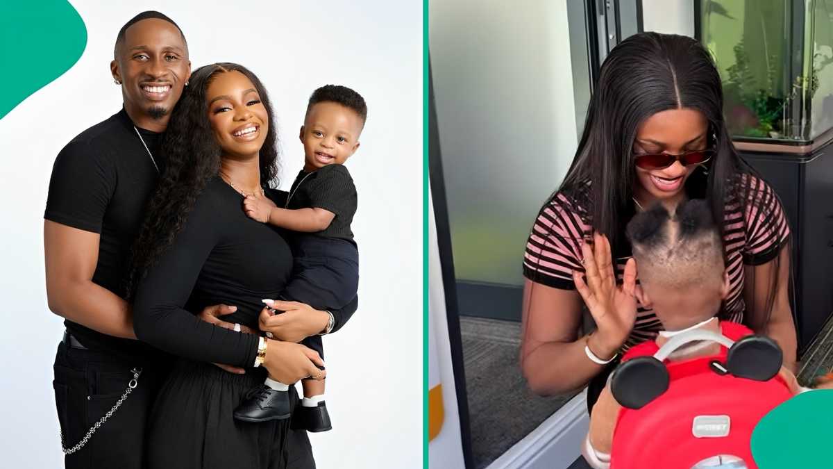 Priscilla Ojo opens up about her emotional side in video of her son Rakeem's first day of school
