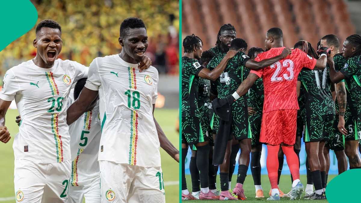 Senegal players taunt Super Eagles after failing to book automatic World Cup spot, video