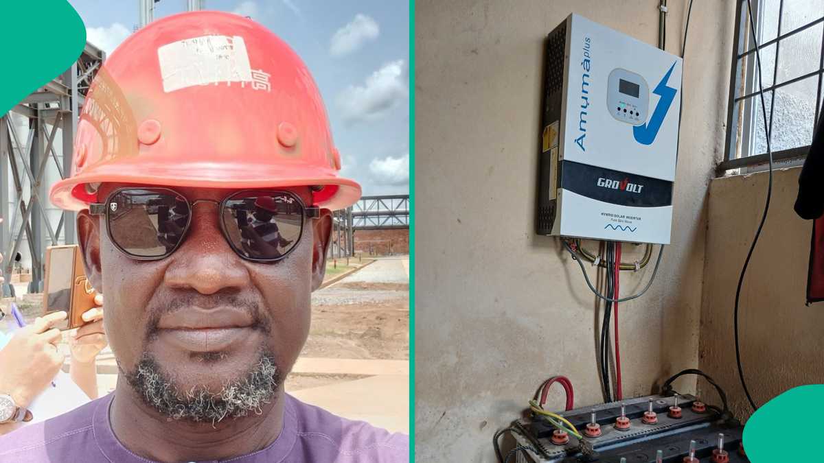 Photos trend as man shares his experience after installing solar in his house