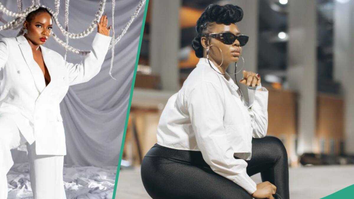 "So Stunning": Yemi Alade Looks Beautiful in Stylish Green Jumpsuit for ...