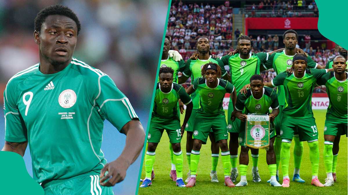 Revealed: What Obafemi Martins said to Super Eagles after mi