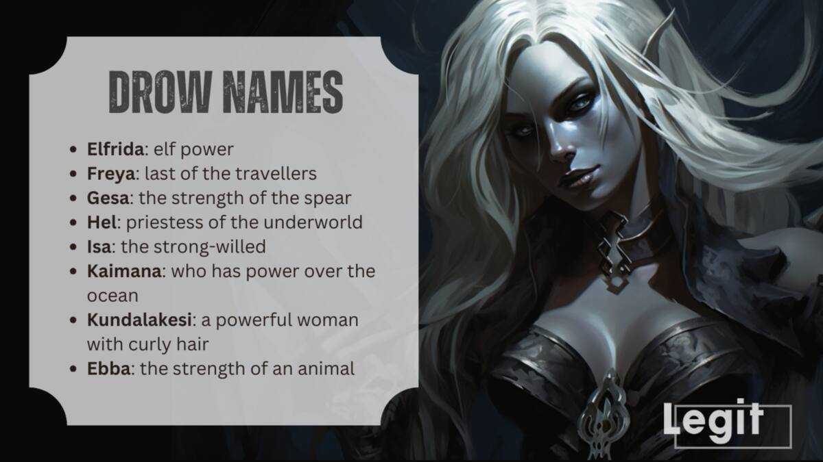 Drow names: Interesting ideas on naming a dark elf DnD character - Legit.ng