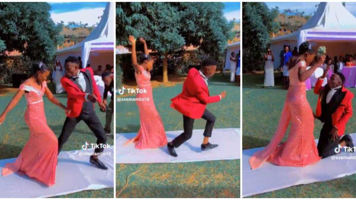 “that Girl Is A Vibe” Young Man And Lady Cause Stir At Event With Crazy Dance Moves Video Goes 8210