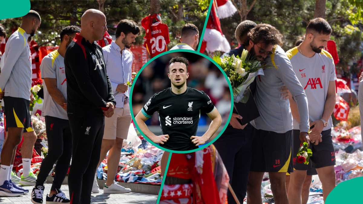 Touching Video of Liverpool Stars Laying Roses for Diogo Jota at Anfield Goes Viral