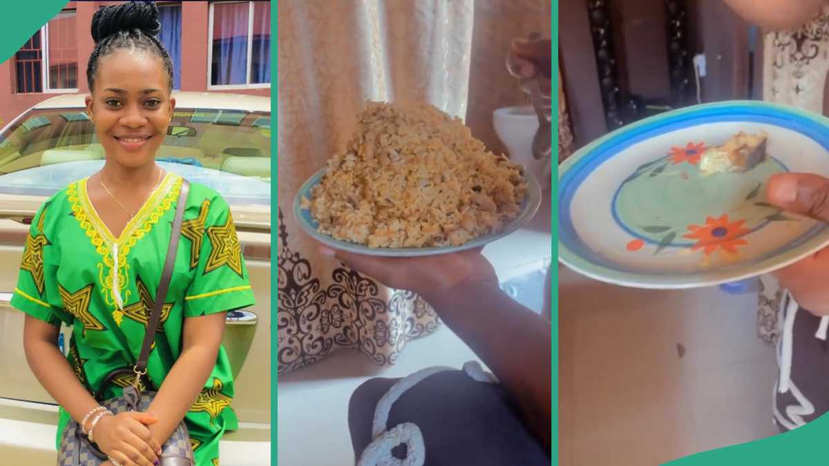 See the huge amount of food a man consumed that shocked his sister